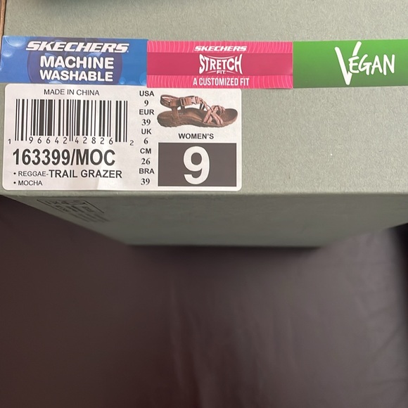 Skechers “Reggae Trail Grazer” sandals. color: “mocha” - Picture 6 of 6